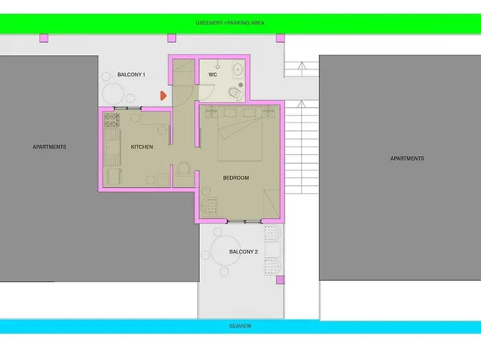 Lägenhet Mini Apt. *
